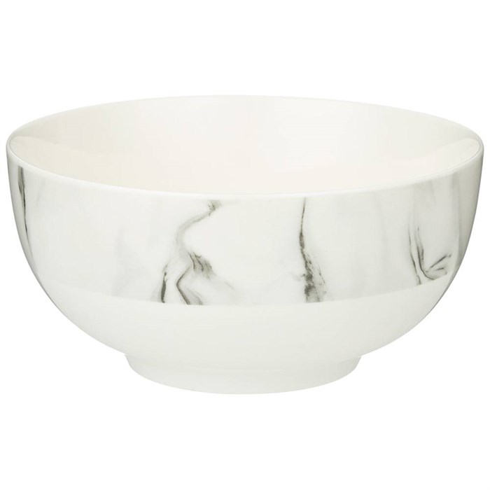 ТАРЕЛКА СУПОВАЯ BIANCO MARBLE 14*6,8СМ 600МЛ (МАЛ. УП. = 4ШТ) 87-265 - фото 6211