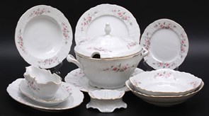 Сервиз столовый на 6перс. 25пред. "Роза серая 5396011" Bernadotte 1676