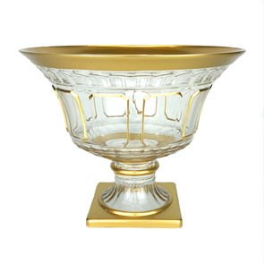 Ваза для фруктов н/н 29см. "Safir" золотая 64200