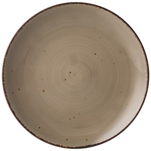 ТАРЕЛКА ЗАКУСОЧНАЯ 22,5СМ СЕРАЯ 263-1262