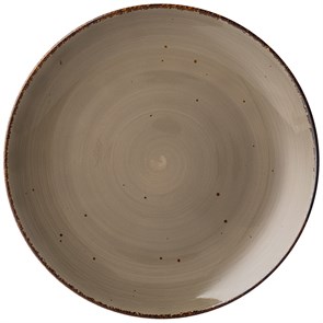 ТАРЕЛКА ОБЕДЕННАЯ 26,5СМ СЕРАЯ (МАЛ=2/КОР=18ШТ.) 263-1263