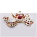 Сервиз чайный 200мл на 6перс. 15пред. "Роза красная" Carlsbad 45092 - фото 5816