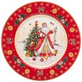 ТАРЕЛКА ЗАКУСОЧНАЯ 21СМ КРАСНАЯ 85-1708 - фото 6487
