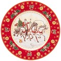 ТАРЕЛКА ОБЕДЕННАЯ 27СМ КРАСНАЯ 85-1709 - фото 6490