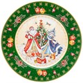 ТАРЕЛКА ОБЕДЕННАЯ 27СМ ЗЕЛЕНАЯ 85-1714 - фото 6499