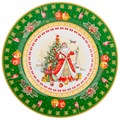 ТАРЕЛКА ЗАКУСОЧНАЯ 20,5СМ ЗЕЛЕНАЯ 85-1631 - фото 6786