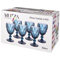 НАБОР БОКАЛОВ ДЛЯ ВИНА "РОМБО" 6ШТ. СЕРИЯ "MUZA COLOR" 320МЛ. / В=17 СМ. 781-121