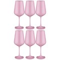 НАБОР БОКАЛОВ ДЛЯ ВИНА "SANDRA SPRAYED PINK" ИЗ 6 ШТ. 450 МЛ. ВЫСОТА=24 СМ. 674-720 - фото 8209